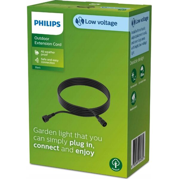 Kinkiet Signify Philips GardenLink 24V Niedervolt Kabel 5m schwarz