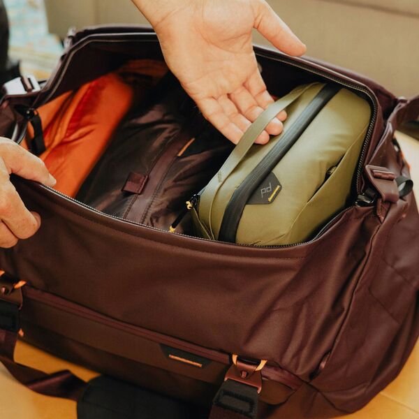 Kosmetyczka Travel Line Peak Design Wash Pouch Kelp - oliwkowa