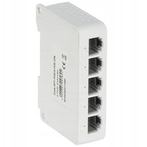 SWITCH POE / EXTENDER SPT-POE/4-POE-DIN 5-PORTOWY DELTA NETWORK