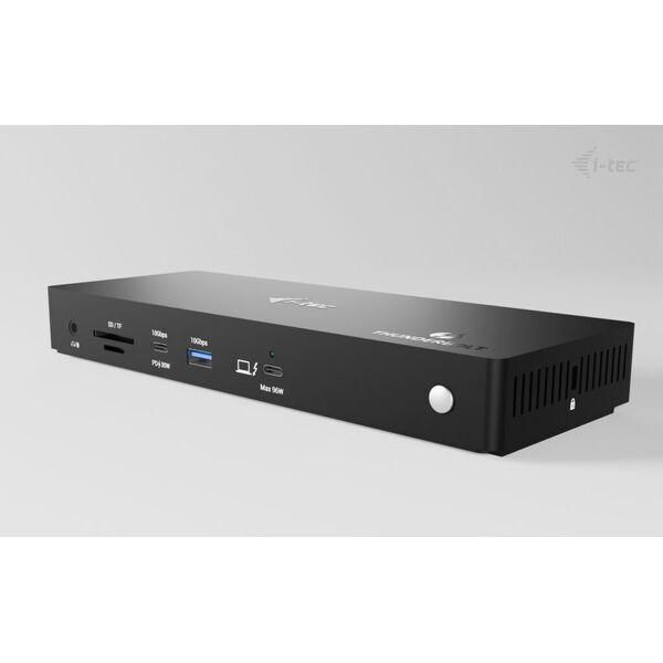 i-tec TB4TRIPLEDOCKPDIT stacja dokująca Przewodowa Thunderbolt 4 Czarny