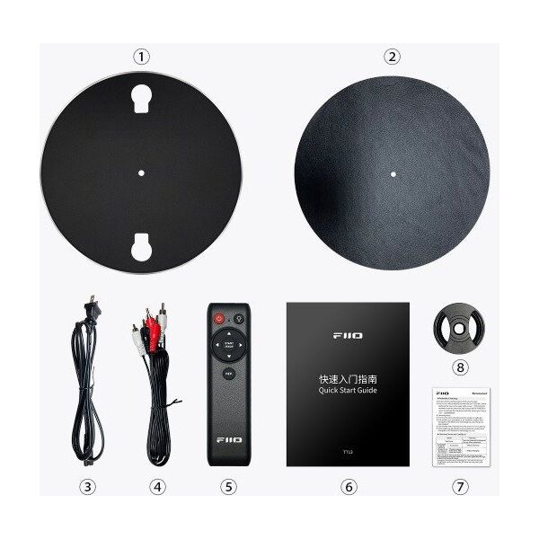 FiiO TT13 BT - black - Gramofon automatyczny z pilotem i Bluetooth