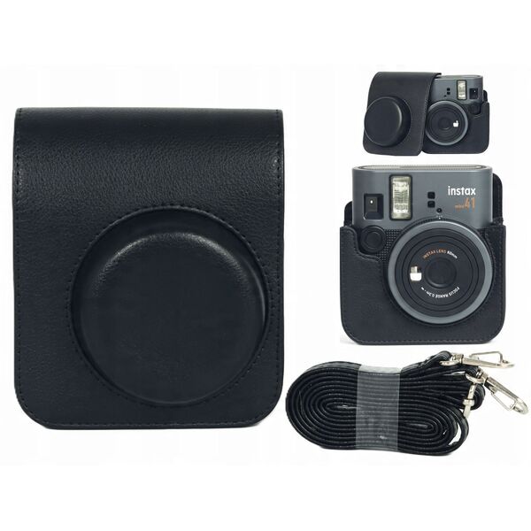 Futerał Etui Pokrowiec Case Na Aparat Do Aparatu Fujifilm Instax Mini 41 / Czarny