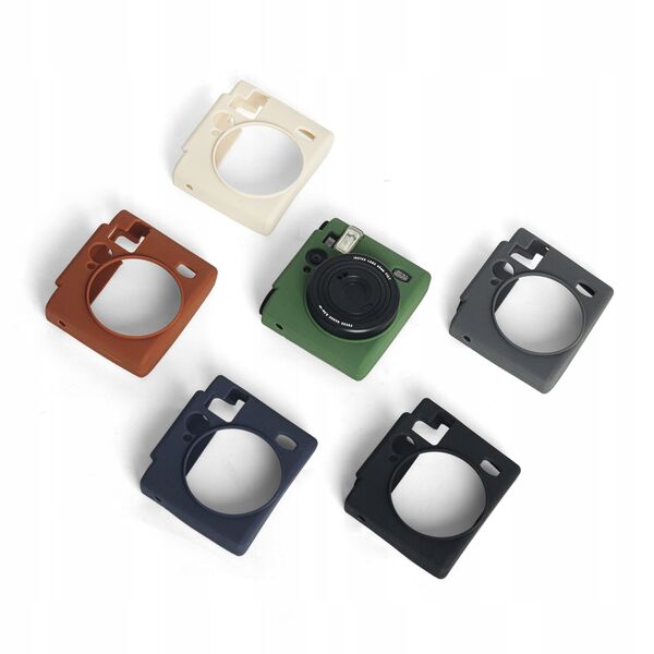 Futerał Etui Pokrowiec Case Silikon Do Fuji Fujifilm Instax Mini 99 Szary