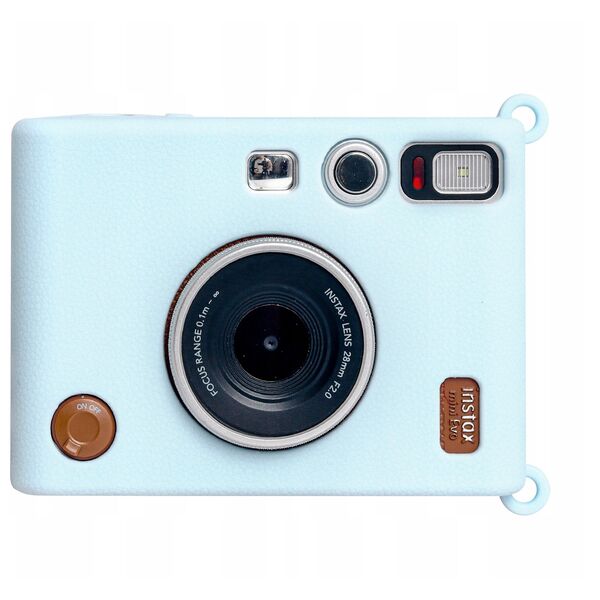 Futerał Etui Pokrowiec Case Silikon Fuji Fujifilm Instax Mini Evo / Niebieski