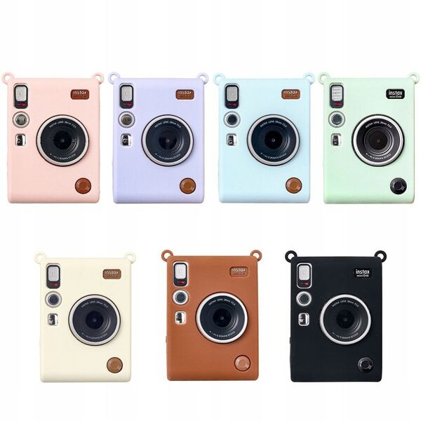 Futerał Etui Pokrowiec Case Silikon Fuji Fujifilm Instax Mini Evo / Zielony