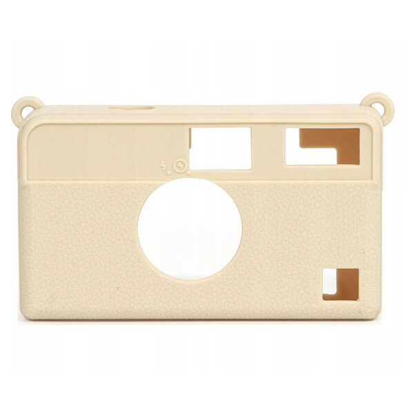 Futerał Etui Pokrowiec Case Silikon Kodak Ektar / H35 / H35n / Ultra F9 / Beżowy