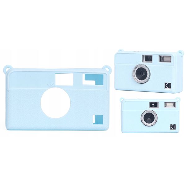 Futerał Etui Pokrowiec Case Silikon Kodak Ektar / H35 / H35n / Ultra F9 / Niebieski