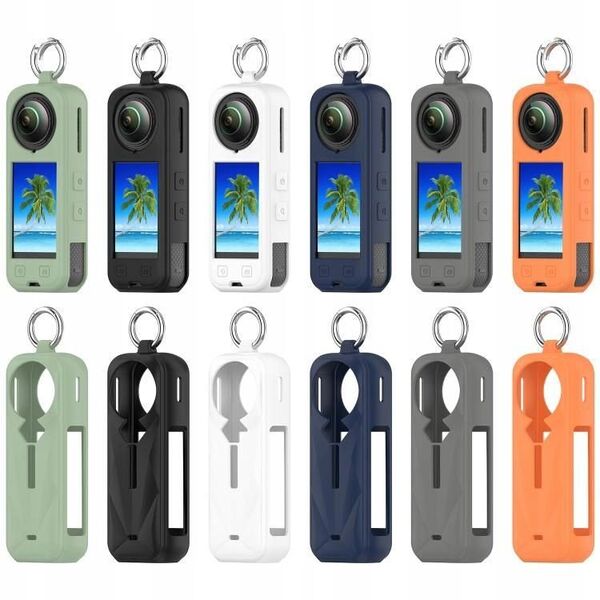 Pokrowiec Futerał Etui Case Osłona Silikonowa Do Insta360 X5 / Insta 360 X 5 / Sya002918301a / Biały