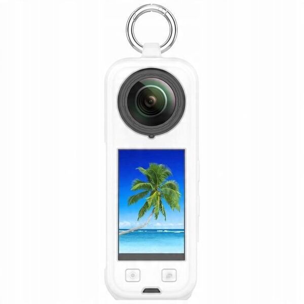Pokrowiec Futerał Etui Case Osłona Silikonowa Do Insta360 X5 / Insta 360 X 5 / Sya002918301a / Biały