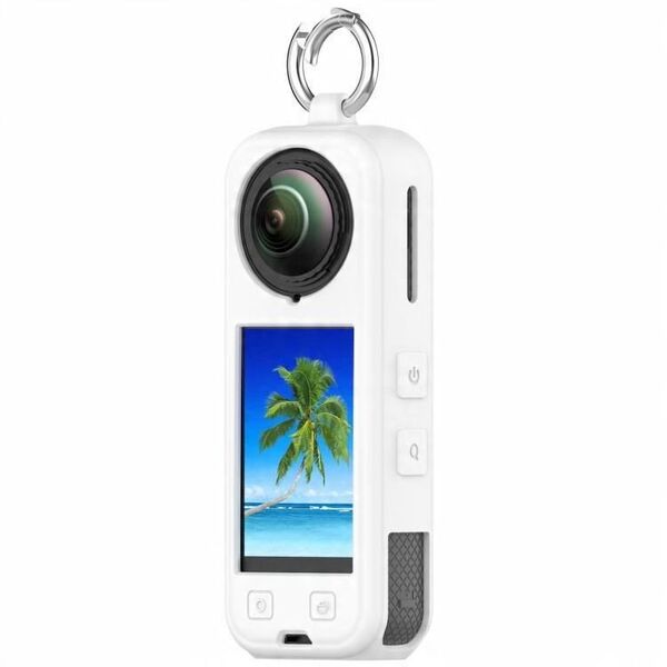 Pokrowiec Futerał Etui Case Osłona Silikonowa Do Insta360 X5 / Insta 360 X 5 / Sya002918301a / Biały