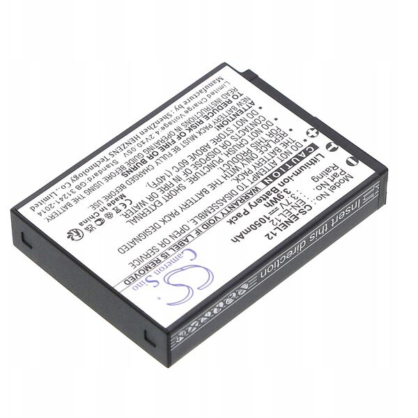 Akumulator Bateria Typ En-el12 Enel12 Do Nikon Coolpix / Keymission 170 360 / Cs-enel12