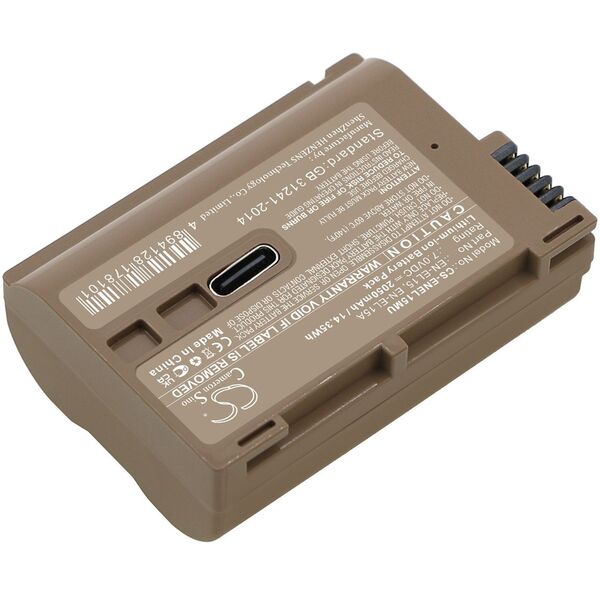 Akumulator Bateria Typ Nikon En-el15 En-el15a En-el15b En-el15c Port Usb-c / Cs-enel15mu
