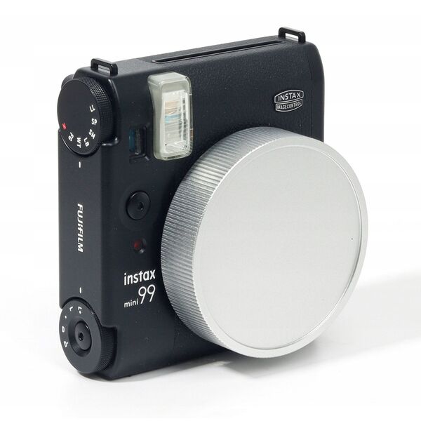 Dekielek Ochronny Dekiel Osłona Na Obiektyw Do Fujifilm Fuji Instax Mini 99 / Srebrny