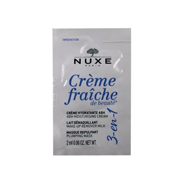 Set Duo, Nuxe, Creme Fraiche de Beaute, Hydrating 48H, Cream, For Face, 2 pcs, 12 ml *Sample For Women
