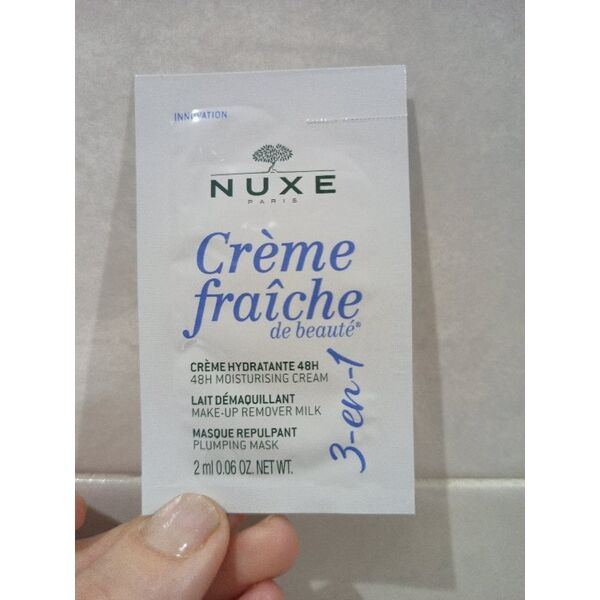Set Duo, Nuxe, Creme Fraiche de Beaute, Hydrating 48H, Cream, For Face, 2 pcs, 12 ml *Sample For Women