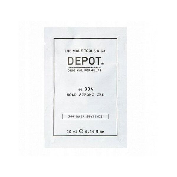 Depot, 300 Hair Stylings No. 304, Botanical, Hair Styling Gel, For Styling, Strong Hold, 10 ml For Men