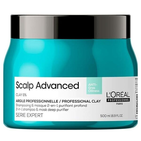 Maseczka Oczyszczająca L'Oreal Professionnel Paris Scalp Advanced 500 ml