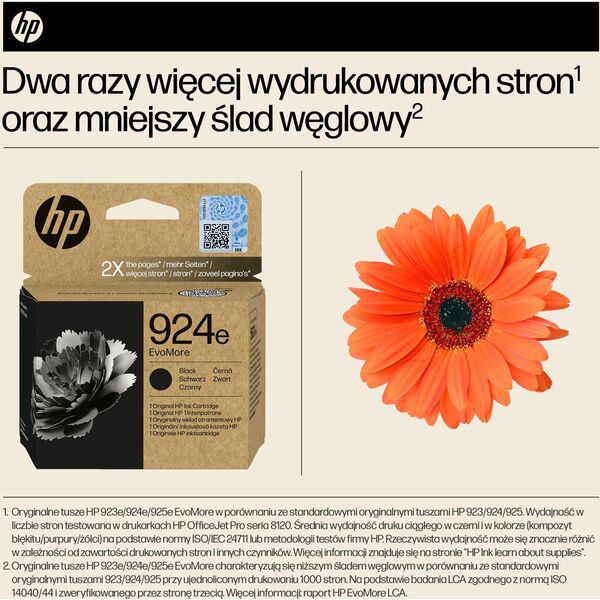 HP 924E EVOMORE BLACK