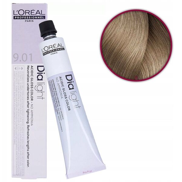 L'Oreal Professionnel, Dia Light, Ammonia-Free, Permanent Hair Dye, 9.01 , 50 ml For Women