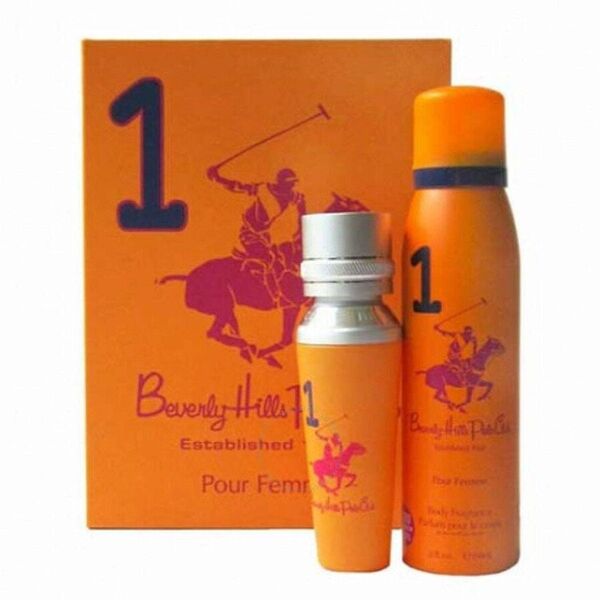 Gift Set Beverly Hills Polo Club: 1982 - Sport 1, Eau De Parfum, For Women, 50 ml + 1982 - Sport 1, Anti-Perspirant, Deodorant Spray, For Women, 150 ml For Women
