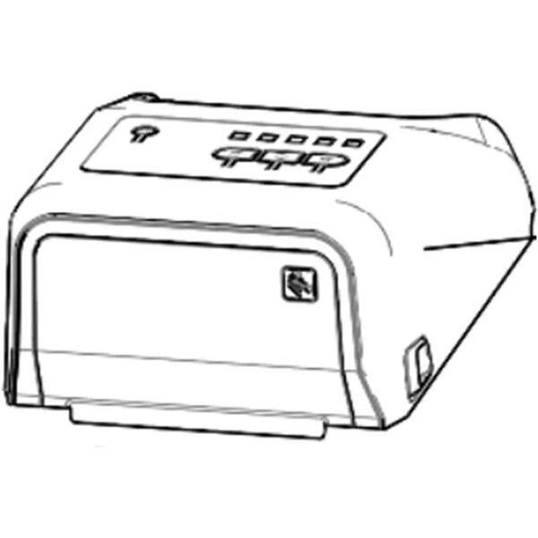 Zebra Zebra Kit, Cover Assembly for Standard Models with the Print Touch icon (includes Media Window), ZD420T