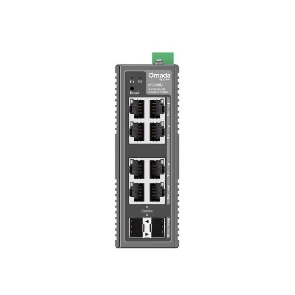 Omada IES208G8-Port Gigabit Industrial Easy Managed Switch