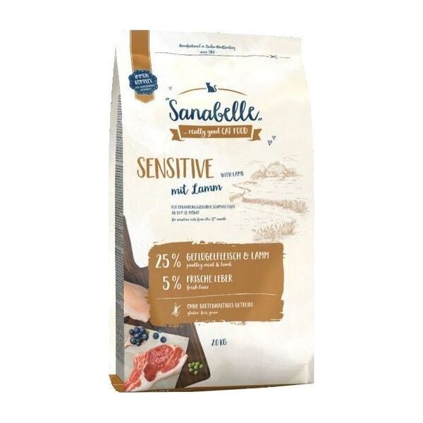 Bosch Tiernahrung Sanabelle Sensitive, jagnięcina 2kg