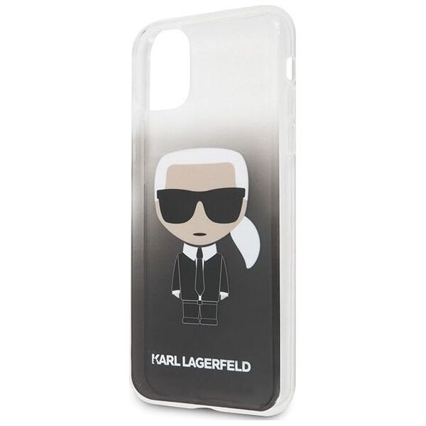 Karl Lagerfeld Karl Lagerfeld iPhone 11 Pro Max KLHCN65TRDFKBK czarny hard case Gradient Iconic Karl