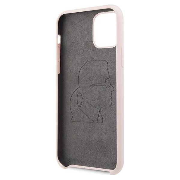 Karl Lagerfeld Karl Lagerfeld KLHCN58SLFKPI iPhone 11 Pro hardcase jasnoróżowy/light pink Silicone Iconic uniwersalny