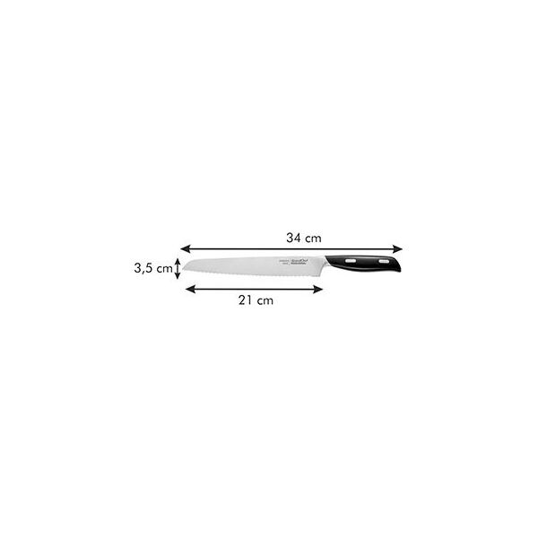 Tescoma Nóż do chleba GrandCHEF 21 cm Tescoma uniwersalny