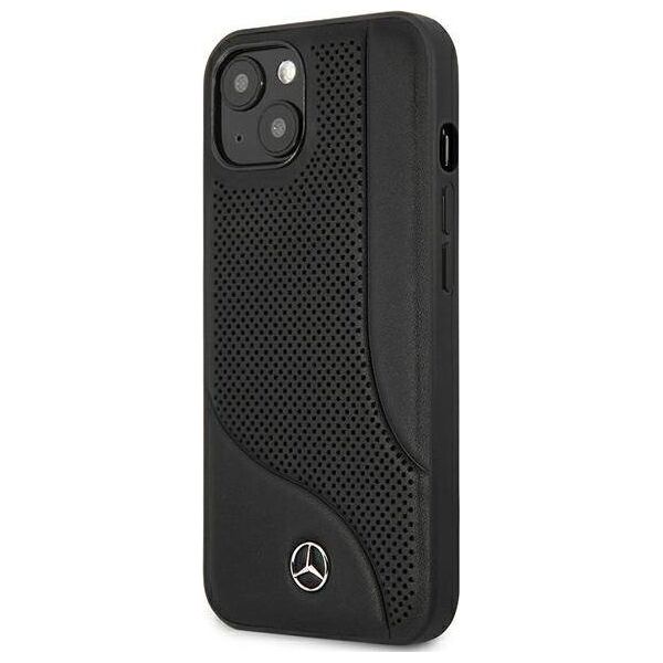 Mercedes Mercedes MEHCP13SCDOBK iPhone 13 mini 5,4" czarny/black hardcase Leather Perforated Area