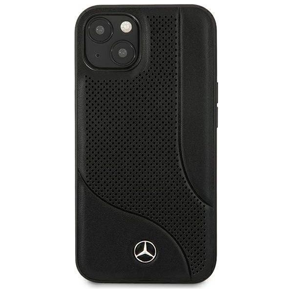 Mercedes Mercedes MEHCP13SCDOBK iPhone 13 mini 5,4" czarny/black hardcase Leather Perforated Area