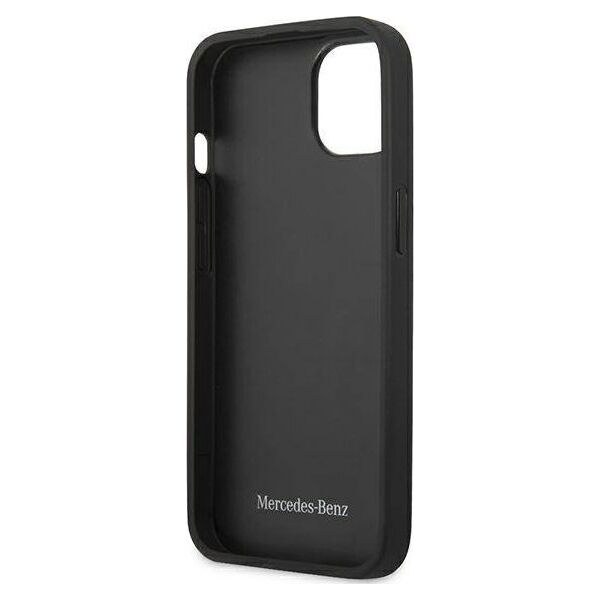 Mercedes Mercedes MEHCP13SCDOBK iPhone 13 mini 5,4" czarny/black hardcase Leather Perforated Area