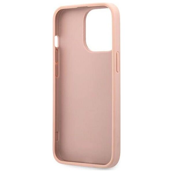 Guess Guess GUHCP13LPSASBPI iPhone 13 Pro / 13 6,1" różowy/pink hardcase Saffiano Stripe