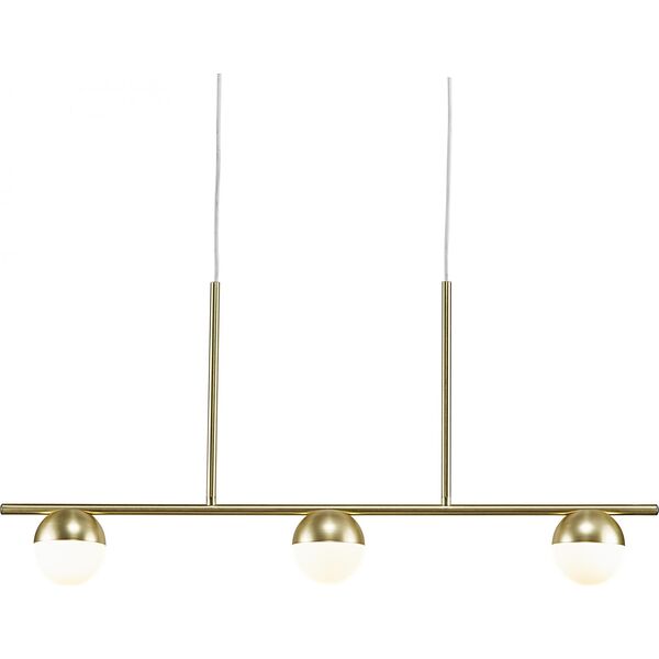 Lampa wisząca Nordlux Nowoczesna lampa wisząca LED Ready mosiężna Nordlux CONTINA kule 2010953035