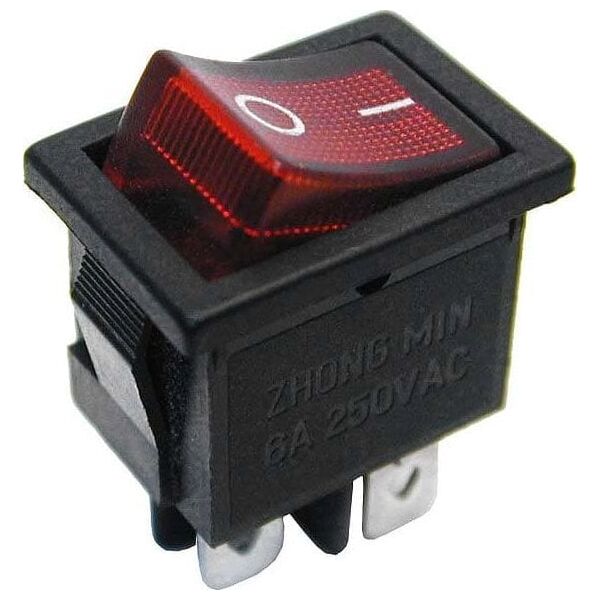 Blow 2925#                Przeł.mk1012c podświetlany czerwony 230v