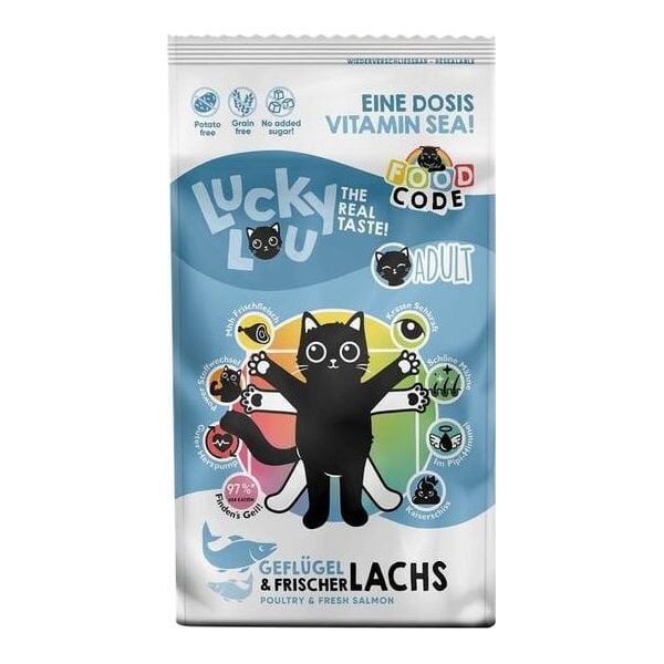 Lucky Lou Lucky Lou Karma Dla Kota Drób Łosoś 340g