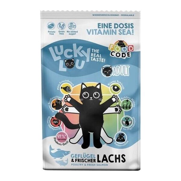 Lucky Lou Lucky Lou Karma Dla Kota Drób Łosoś 750g