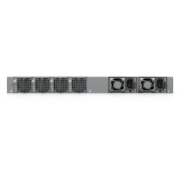 Ubiquiti network switch ECS-24-PoE-EU Enterprise-grade 24-port, Layer 3 Etherlighting PoE+++ switch with high-capacity 10 GbE RJ45 and 25G SFP28 connections for high availability system design, (16) 10 GbE, (8) 2.5 GbE ports, all PoE+++ (90W capable,