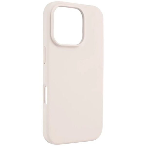 Pomologic CoverCase - προστατευτική θήκη σιλικόνης για iPhone 16 Pro συμβατή με MagSafe (ivory)