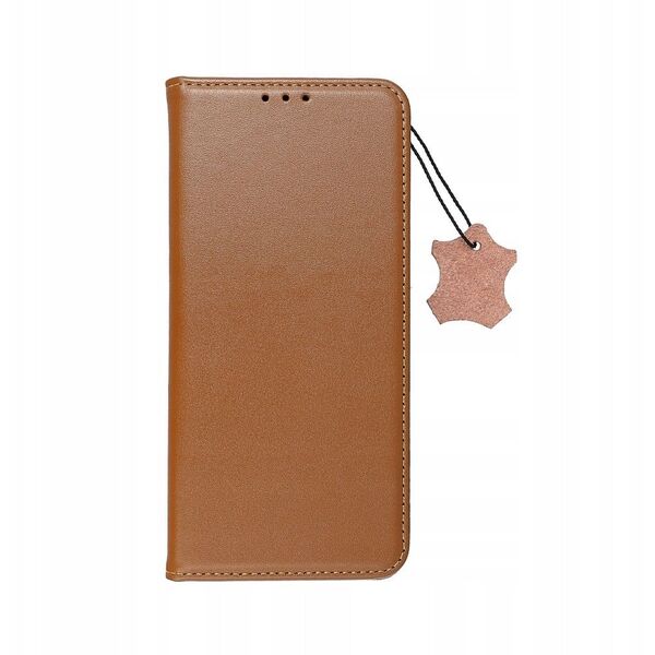 Kabura SMART PRO Book skórzana do IPHONE 17 brązowy