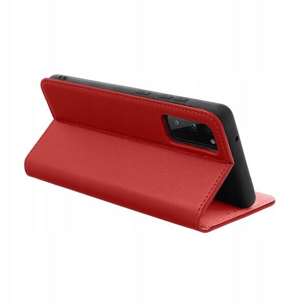 Kabura SMART PRO Book skórzana do IPHONE 17 bordowy