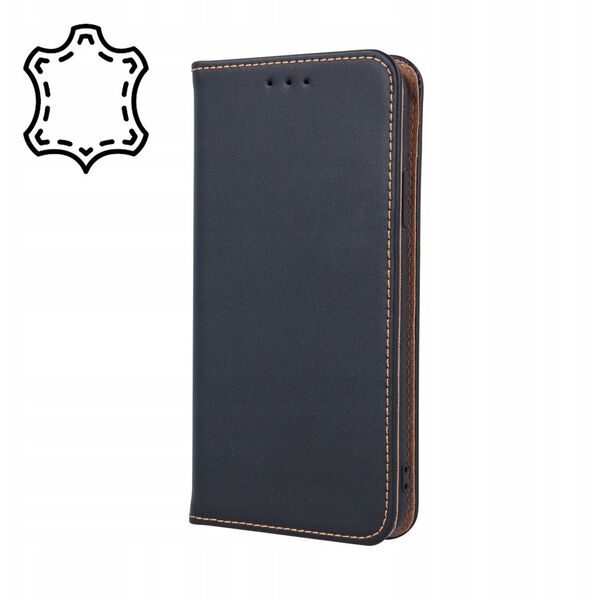 Kabura SMART PRO Book skórzana do IPHONE 17 Pro czarny