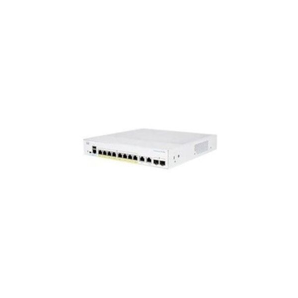 Cisco Cisco switch CBS350-8P-2G-UK, 8xGbE RJ45, 2xGbE RJ45/SFP, χωρίς ανεμιστήρα, PoE+, 67W - ΑΝΑΝΕΩΣΗ