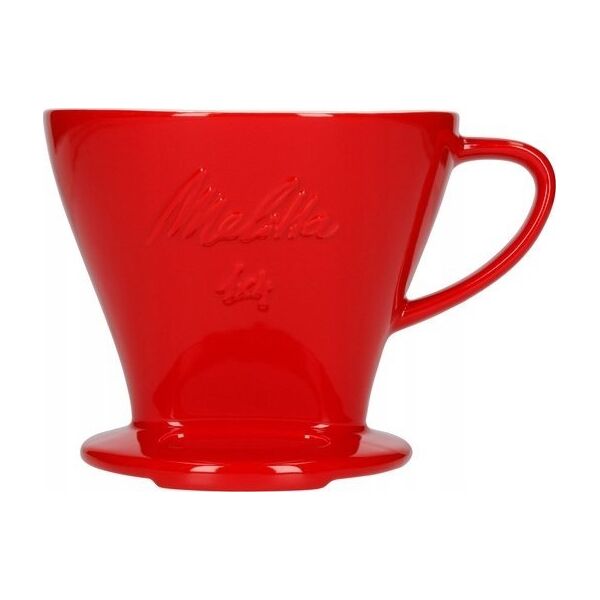 Melitta Melitta porcelanowy dripper do kawy 1x4 - Czerwony