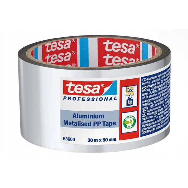 TAŚMA ALUMINIOWA ALUMINIUM-METALISED-PP/TAPE TESA