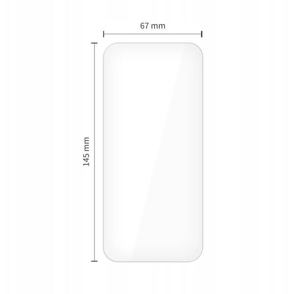 Szkło hartowane Tech-Protect Glass Fit+ do Apple iPhone 16 Pro / 17 / 17 Pro Clear [2 PACK]
