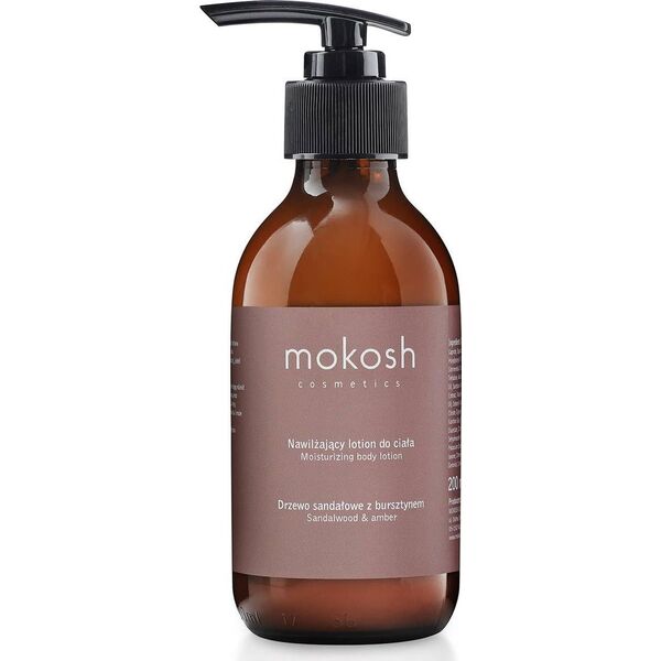 Mokosh Nawilżający lotion do ciała. Drzewo sandałowe z bursztynem - 200 ml