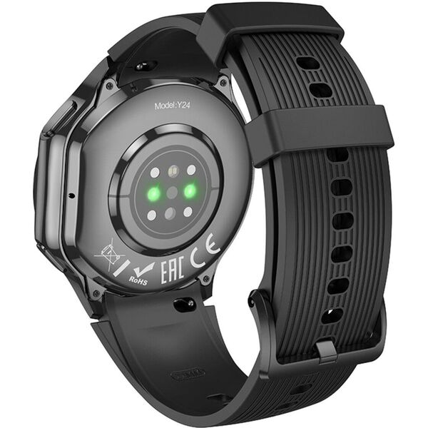 Smartwatch Hoco 1,43" AMOLED IP67 z funkcją rozmowy Y24 czarny
