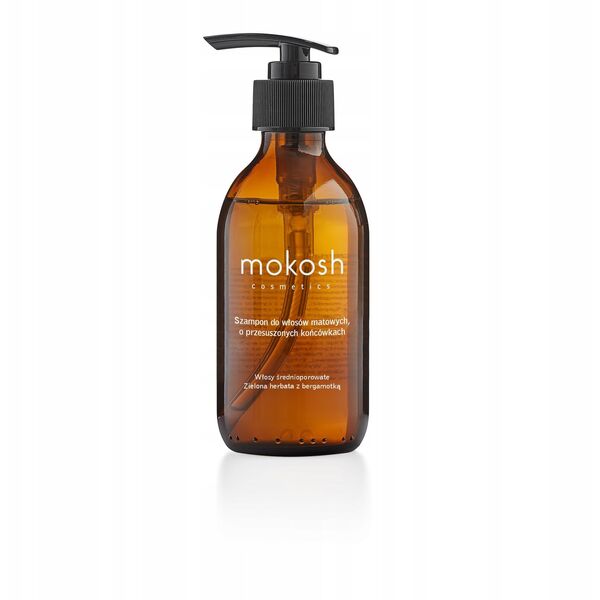 MOKOSH_Szampon do włosów matowych, o przesuszonych końcówkach Zielona Herbata z Bergamotką 200ml